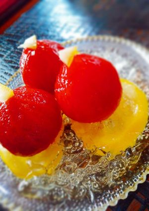 甘酸っぱい♪トマトのレモンシロップ漬♪-レシピのメイン写真