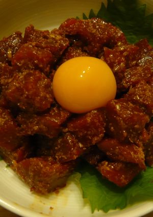 まぐろユッケ-レシピのメイン写真