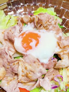 豚しゃぶサラダ冷やしうどん-レシピのメイン写真