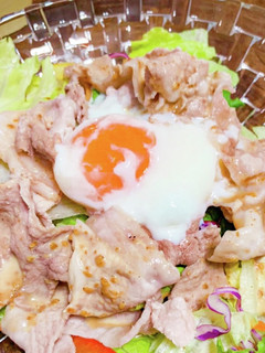 豚しゃぶサラダ冷やしうどん-レシピのメイン写真