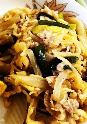 給食★豚肉のハリハリキムチ炒め-レシピのメイン写真