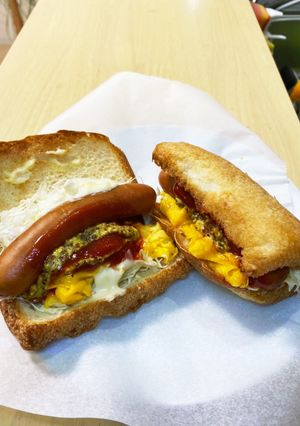 時短！パンの耳で『ホットドッグ』-レシピのメイン写真
