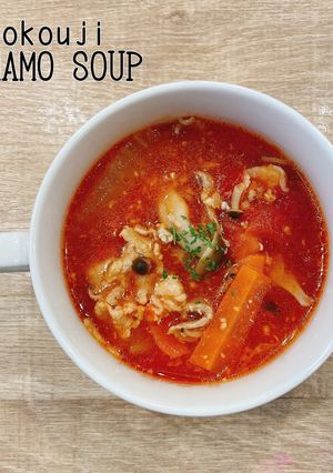 食べるスープ『白菜と豚肉の塩麹トマト』-レシピのメイン写真