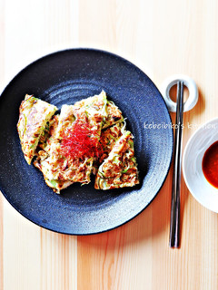 オートミールでネギ焼き風＊チヂミ-レシピのメイン写真