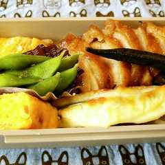 รูปของ 男子高校生お弁当(28)鶏の照り焼き丼