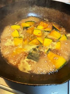 かぼちゃとひき肉のカレー炒め煮-レシピのメイン写真