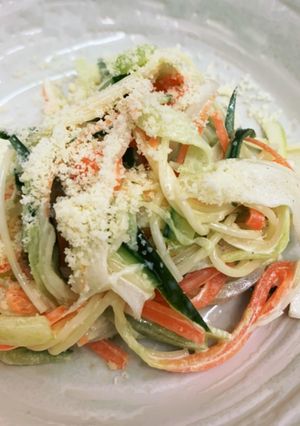 カッペリーニの野菜サラダ！-レシピのメイン写真