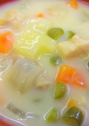 【病院】ミニクリームシチュー【給食】-レシピのメイン写真