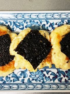 ごま油香る豆腐とひき肉の磯部焼き-レシピのメイン写真