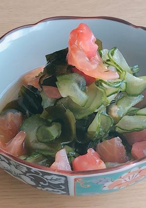 きゅうりとトマトの酢の物-レシピのメイン写真