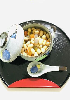 煮汁と食べる薄味五目豆-レシピのメイン写真