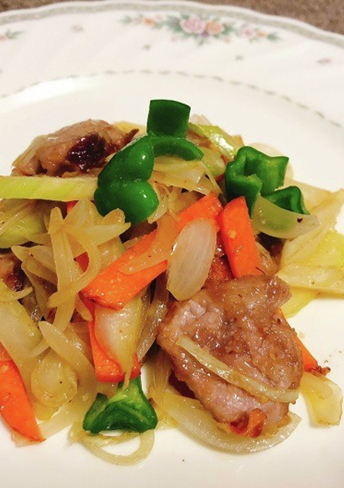 【高たんぱく】豚ヒレ肉と野菜のみそ炒め-レシピのメイン写真