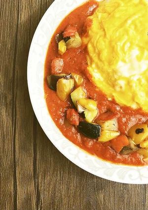 たっぷり野菜のオムライス-レシピのメイン写真