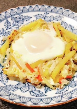 【高アミノ酸スコア】野菜目玉焼き-レシピのメイン写真
