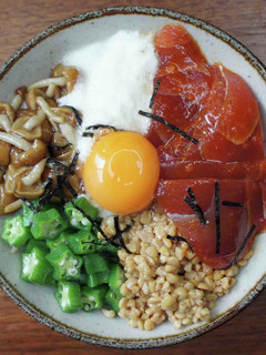 まぐろのユッケで大戸屋ばくだん丼風-レシピのメイン写真