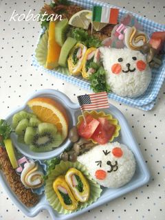 Qoo♪のお弁当(キャラ弁)-レシピのメイン写真