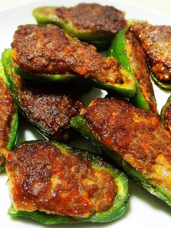 簡単おかず:ピーマンの肉詰め-レシピのメイン写真