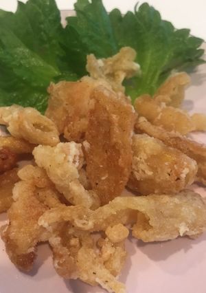 ビールのつまみに最高！鶏皮チップス-レシピのメイン写真