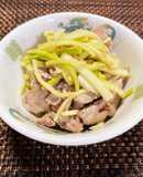 《豚肉》豚こまとズッキーニの中華風炒め