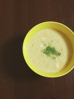 オニオングラタンスープ風オートミール粥-レシピのメイン写真