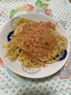 免疫UP!簡単れんこんおかか炒め-レシピのメイン写真