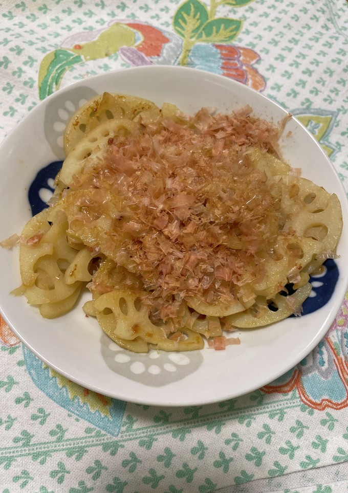免疫UP!簡単れんこんおかか炒め-レシピのメイン写真