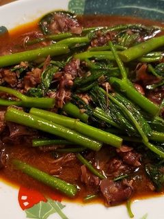 ホタルイカと空芯菜の中華炒め-レシピのメイン写真