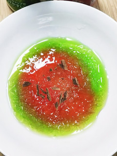 見ためスイカ。食べるとスイカバー♪かき氷-レシピのメイン写真