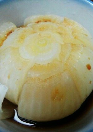 新玉ねぎのレンジ蒸し-レシピのメイン写真