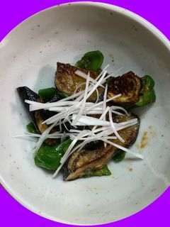 茄子とピーマンの味噌炒め-レシピのメイン写真