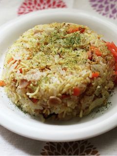 焼きそば1個残りで!そば飯チャーハン-レシピのメイン写真