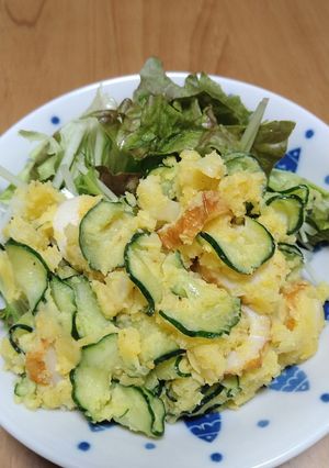 きゅうり＆ちくわのカレー風味ポテトサラダ-レシピのメイン写真