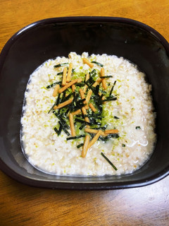 オートミール レンジでお茶漬け-レシピのメイン写真
