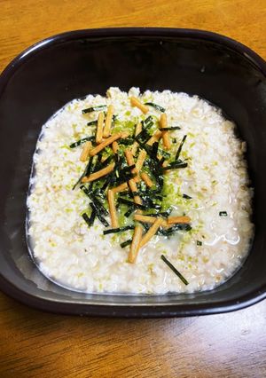 オートミール　レンジでお茶漬け-レシピのメイン写真