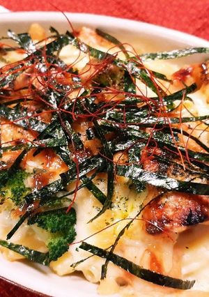 ☆照りチキピザ味グラタン☆-レシピのメイン写真