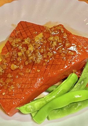 ニンニク香る赤こんにゃくステーキ-レシピのメイン写真