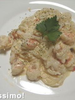 カルボナーラ?? エビマヨでパスタ??-レシピのメイン写真