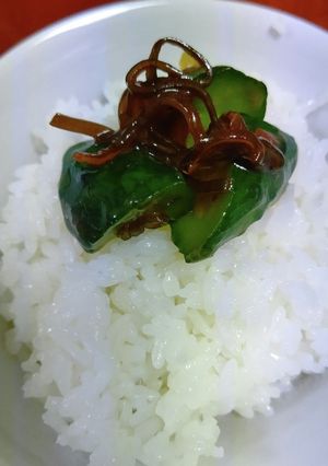 ぽりぽり梅ぇ～きゅうり漬け♪-レシピのメイン写真