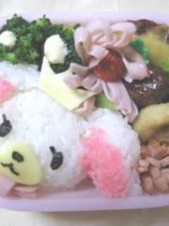 キャラ弁 <シュガーバニーズ しろうさ>-レシピのメイン写真