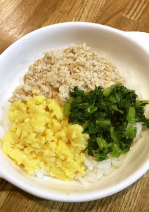 三色丼-レシピのメイン写真