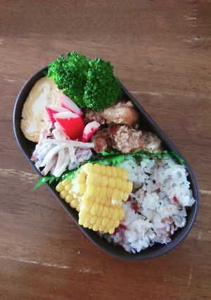 JK☆カリカリ梅じゃこご飯弁当♪-レシピのメイン写真
