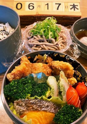 2021.6/17 中学生男子お弁当-レシピのメイン写真