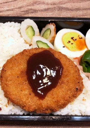 コロッケ弁当　0617-レシピのメイン写真