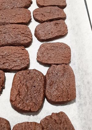 簡単ザクザククッキー(ココア)-レシピのメイン写真