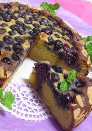 ✤ブルーベリーのアーモンドタルトケーキ✤-レシピのメイン写真