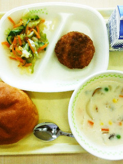 かぶの米粉ミルクスープ【胎内市学校給食】-レシピのメイン写真