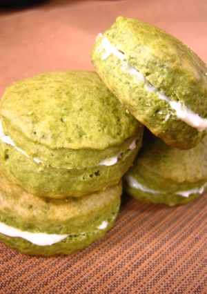 ●抹茶クッキー●ミルククリームサンド●-レシピのメイン写真