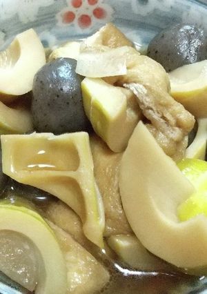 真竹と玉こんにゃくの煮物-レシピのメイン写真