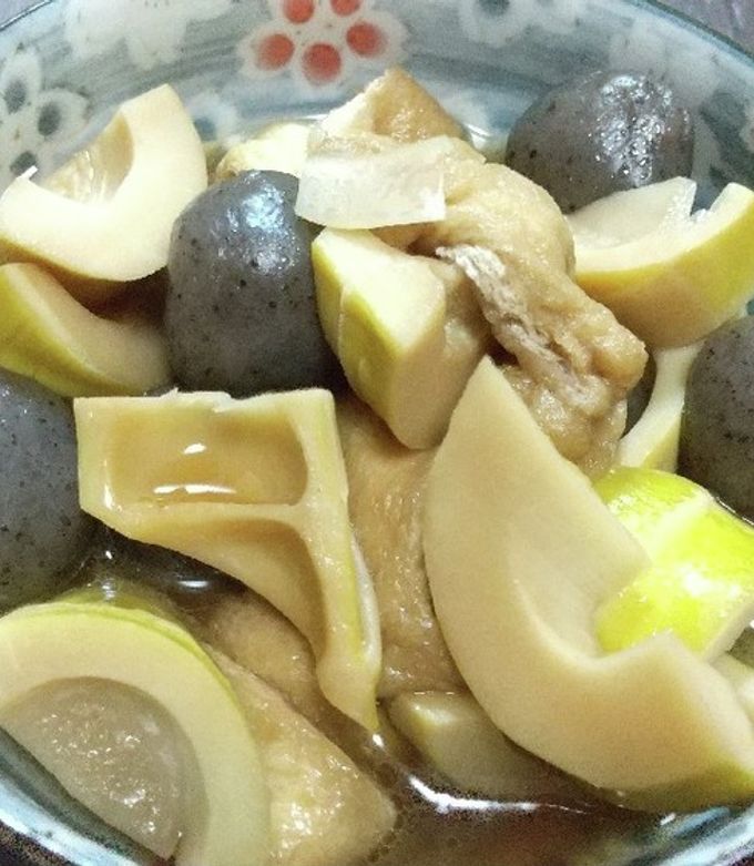 真竹と玉こんにゃくの煮物-レシピのメイン写真