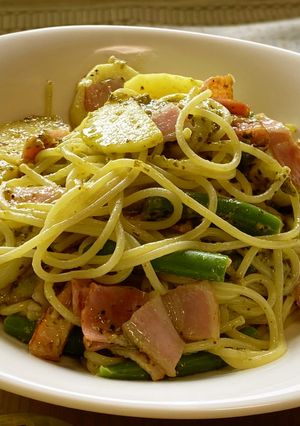具だくさん　ジェノベーゼパスタ-レシピのメイン写真